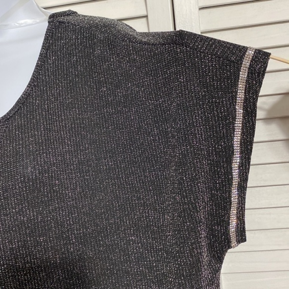 Don’t Stop Believing Black sparkly shirt! - Picture 10 of 14
